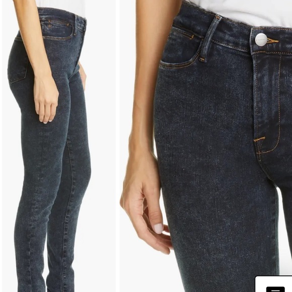 FRAME Le High Waist Skinny Trumbull Jeans- NWOT Size 28 - Picture 2 of 15